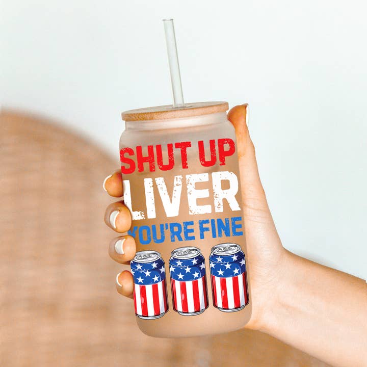 Oily Graphic Creations - Wholesale Sublimation Transfer - Shut Up Liver-UV DTF 4in Decal1