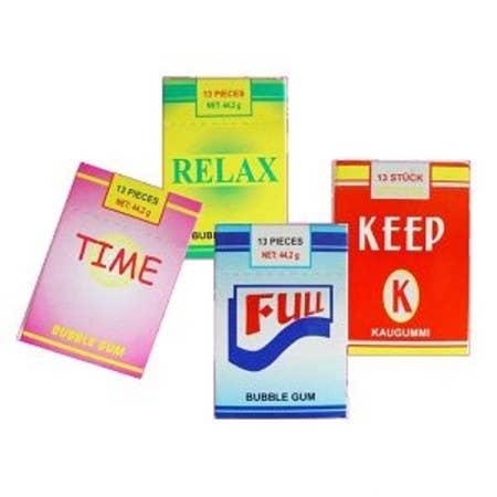 123bonbon - Vendita all'ingrosso Gomme da masticare - Bubble gum a bastoncino Cigarette1