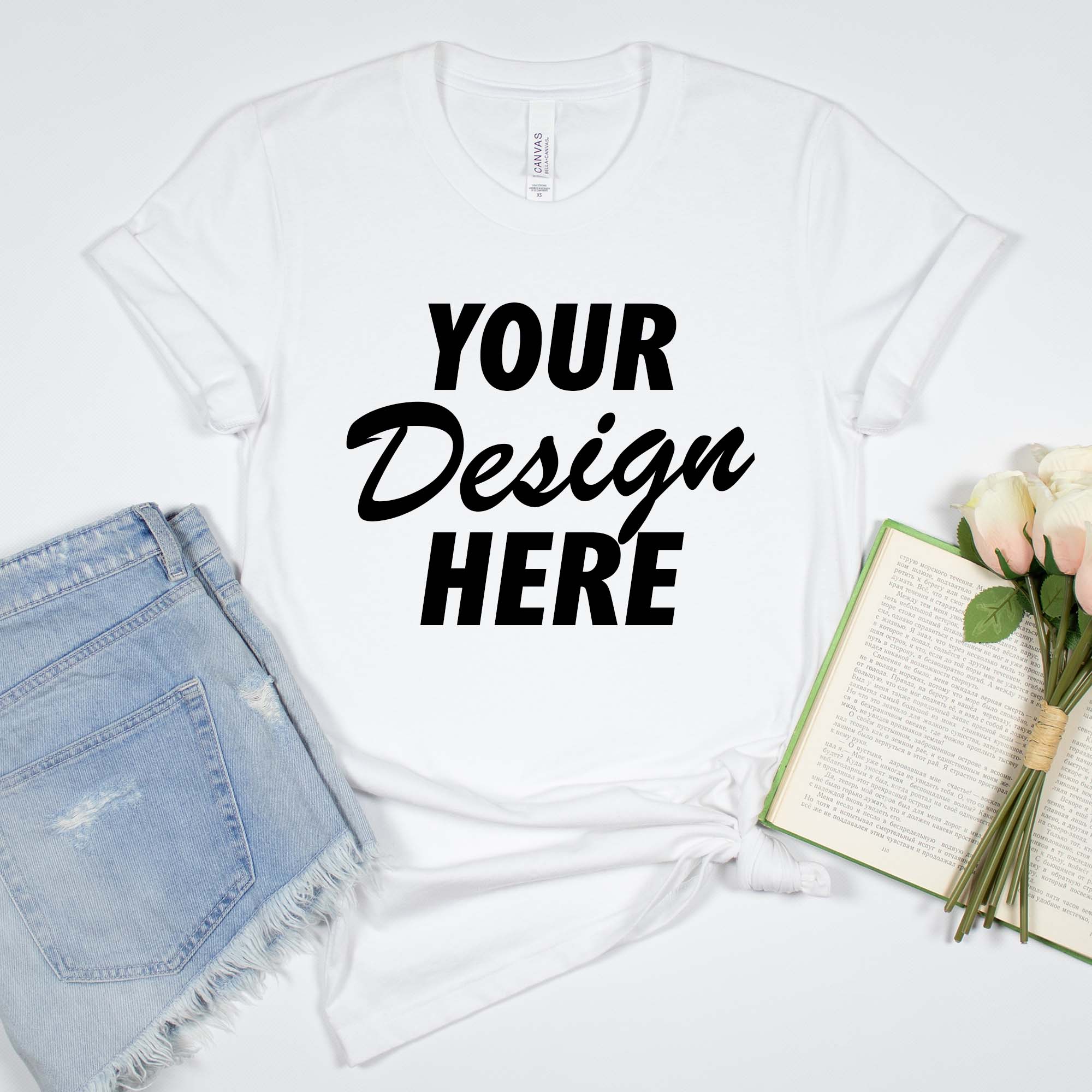 Daily Prints - Wholesale T-shirt met print - Dames - T-shirt met eigen ontwerp – Uw logo, tekst of afbeelding0