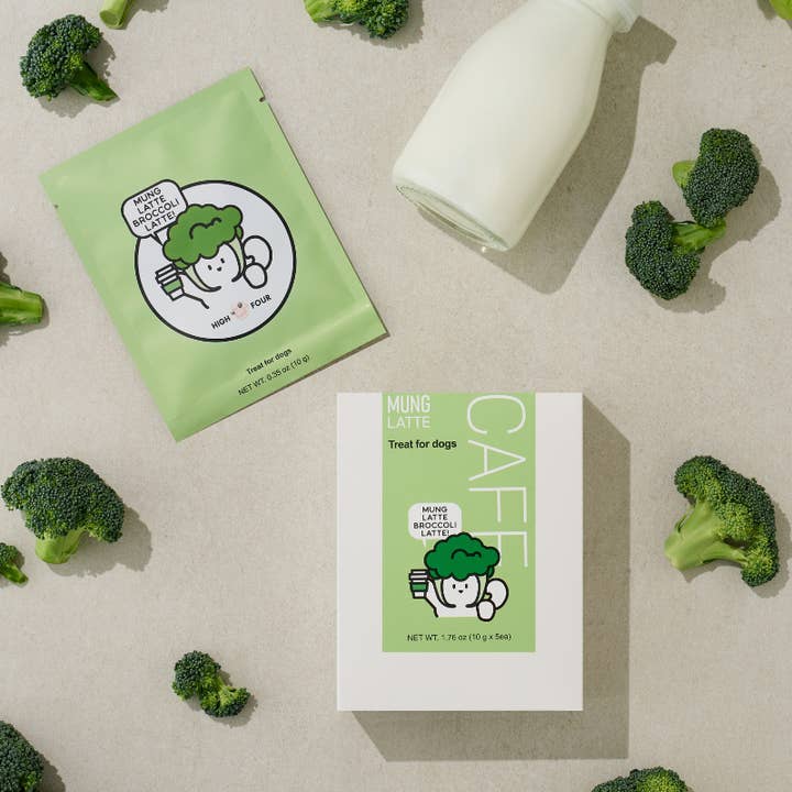 HIGH FOUR - Wholesale Pet treats – Dog - Coffee Latte for Dogs - Broccoli2
