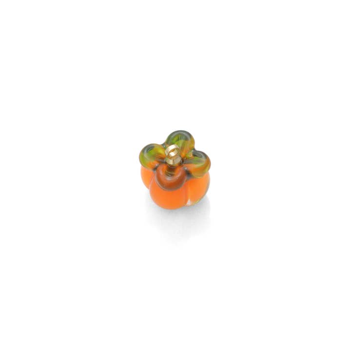 BestBeads&Beyond – Pendente/pingente individual por atacado – Pendente de Charme em Esmalte Laranja Dióspiro, Sku#LK12332