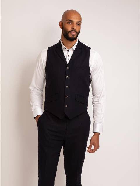 Chaleco tejido de corte regular para venta al por mayor de GUIDE LONDON