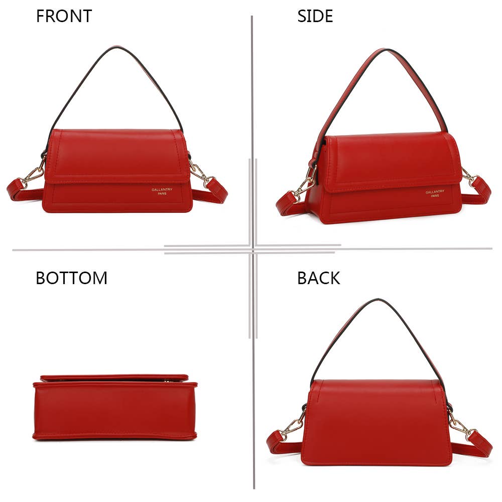 Gallantry – wholesale Axelväska - Dam – La Finesse™ strukturerad handväska från Gallantry Paris7