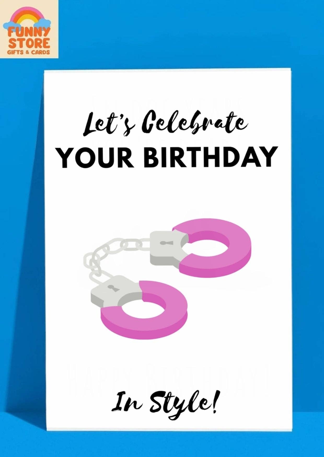 Funny Store – wholesale Födelsedagskort – "Fira med stil!" Kinky födelsedagskort0