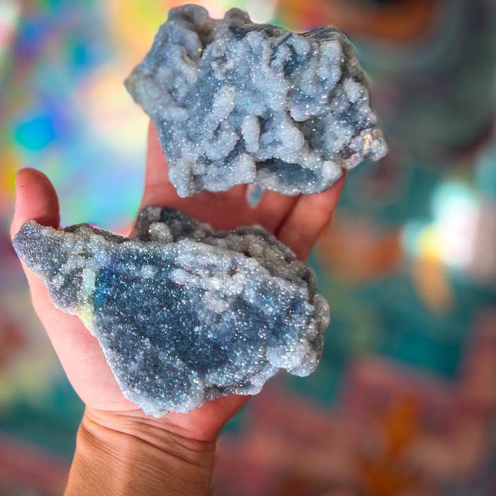 Mandala Gems - Wholesale Spiritual Stone/Crystal - Aura Sphalerite Raw Crystals5