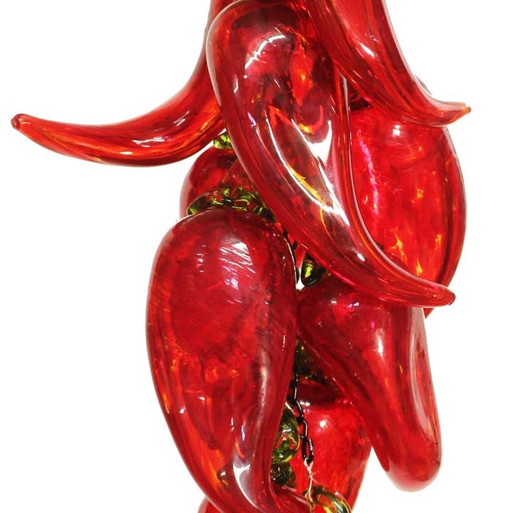 Chili Pepper Ristra - Red for wholesale by Clink Glassworks