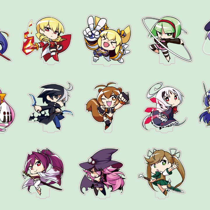 UNI+BB Standees - 4" Double-sided Clear Acrylic for wholesale by Minomino