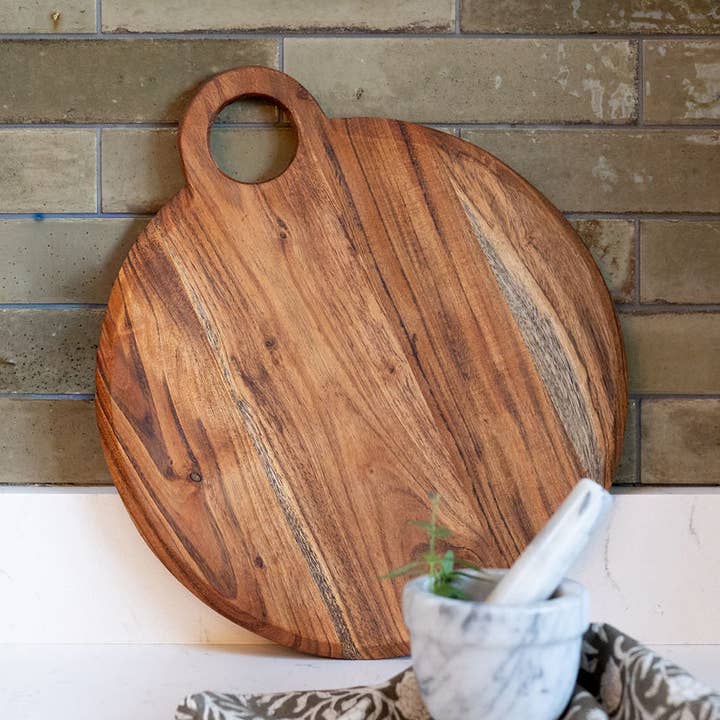 Pessac, Acacia Wood Serving Board/Pizza Peel for wholesale by Arthur Cameron