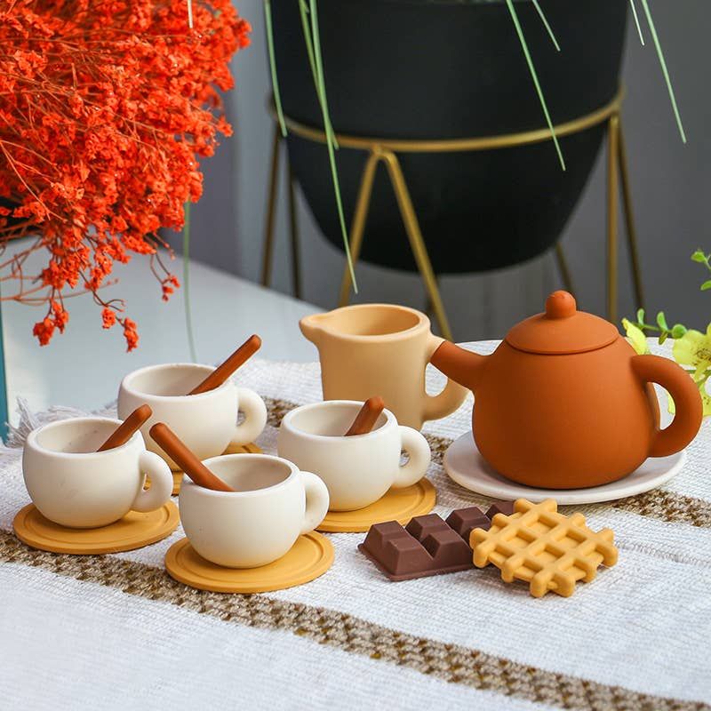 PETIKIDS - Wholesale Toy Feeding Set - Kids - Dinette, Silicone Tea Set1