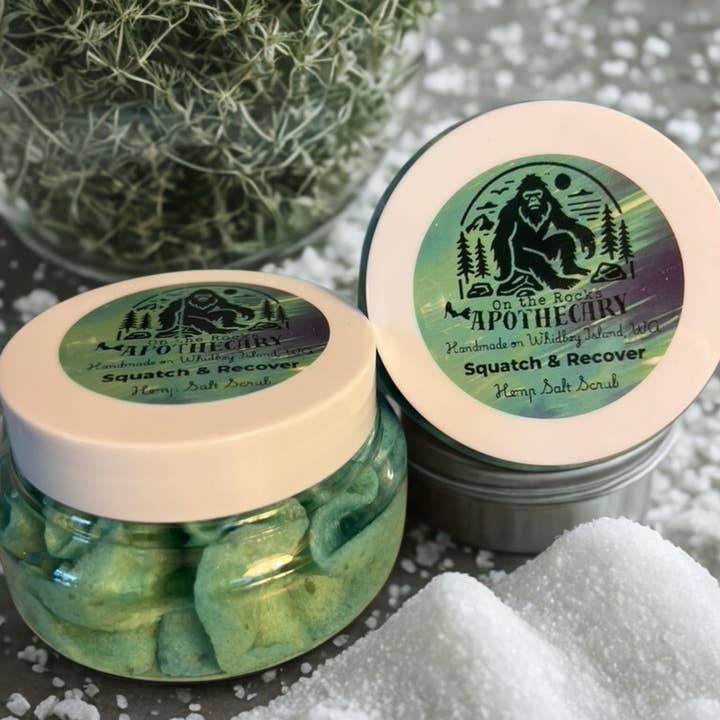 Esfoliante de Sal com Cânhamo Batido por atacado de On the Rocks Apothecary