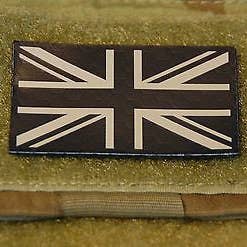 Mini UK IR Flag Patch - Tan & Black for wholesale by BritKitUSA