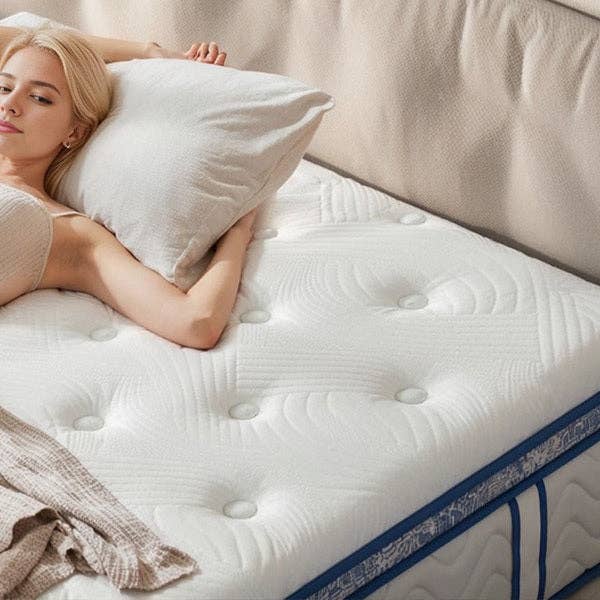 39F Inc. - Wholesale Bed - Full Size Mattress,12 Inch Hybrid Mattress, Individually Pocketed Innerspring, Medium Firm15