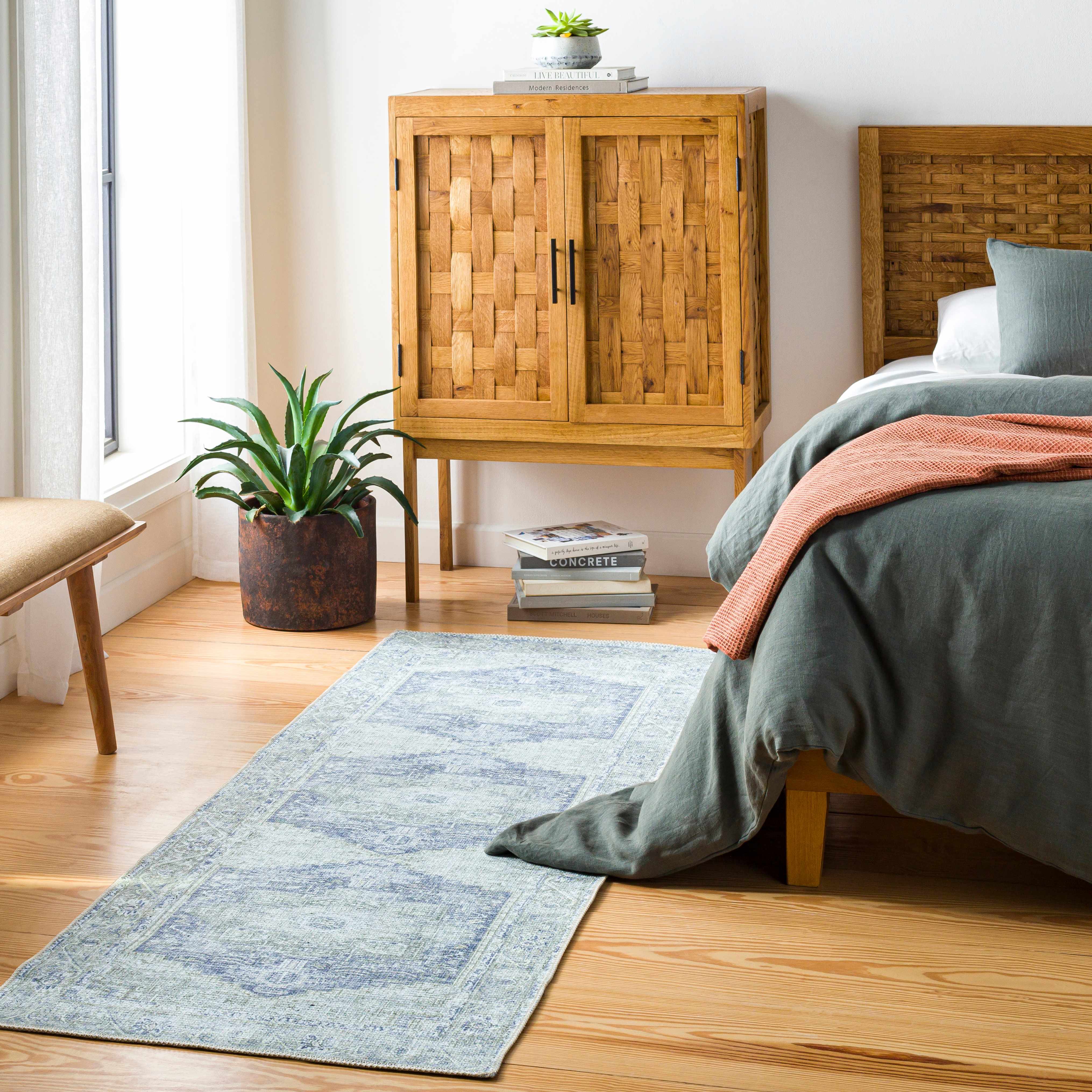 Hauteloom - Wholesale Area Rug - Rosman Olive Washable Area Rug14