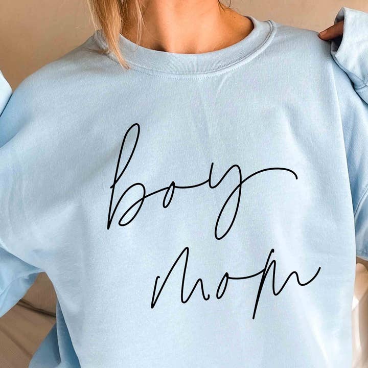 BOY MOM Graphic Sweatshirt for wholesale by BLUME & CO.