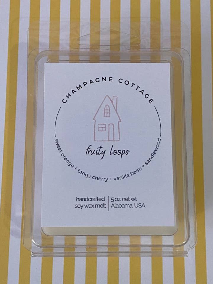 Fruity Loops - Wax Melt for wholesale by Champagne Cottage LLC