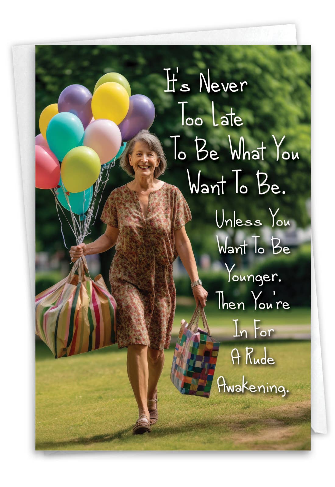 NobleWorks - Wholesale Mother's Day Card - 1 Funny Mother's Day Card - Never Too Late Mom - NobleWorks0