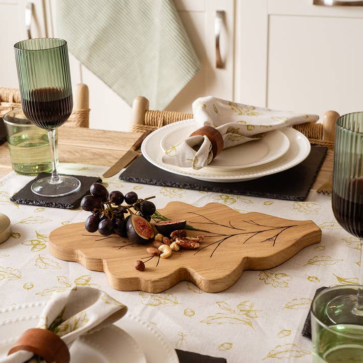 Framed Oak Serving Board - Oak Leaf for wholesale by Selbrae House Ltd