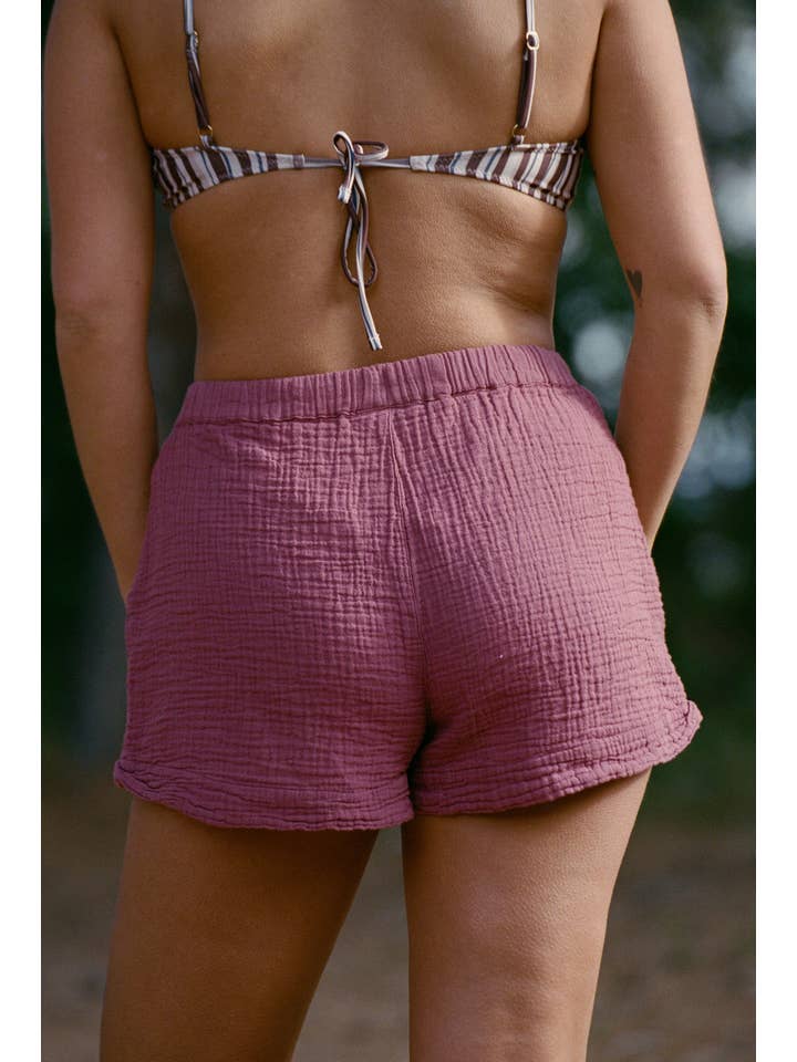 Nénés - Wholesale Shorts - Women's - Short Marra - Plum