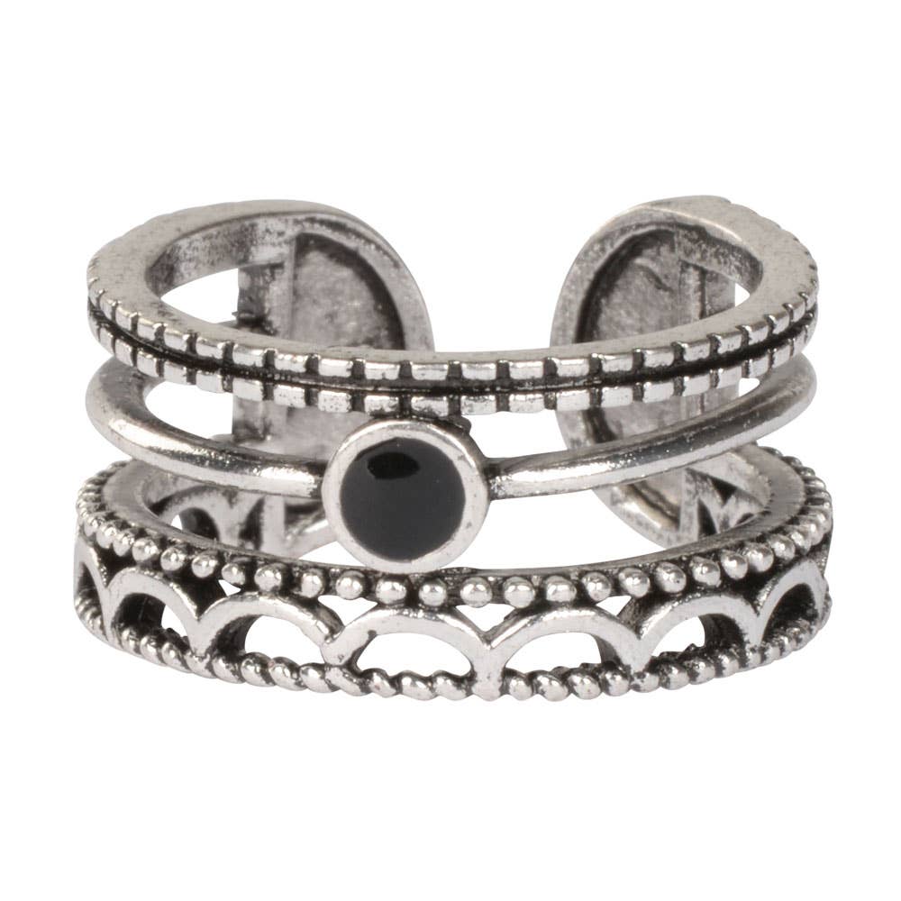 Benjamin International - Venta al por mayor Anillos solitarios - Anillo ajustable piedra1