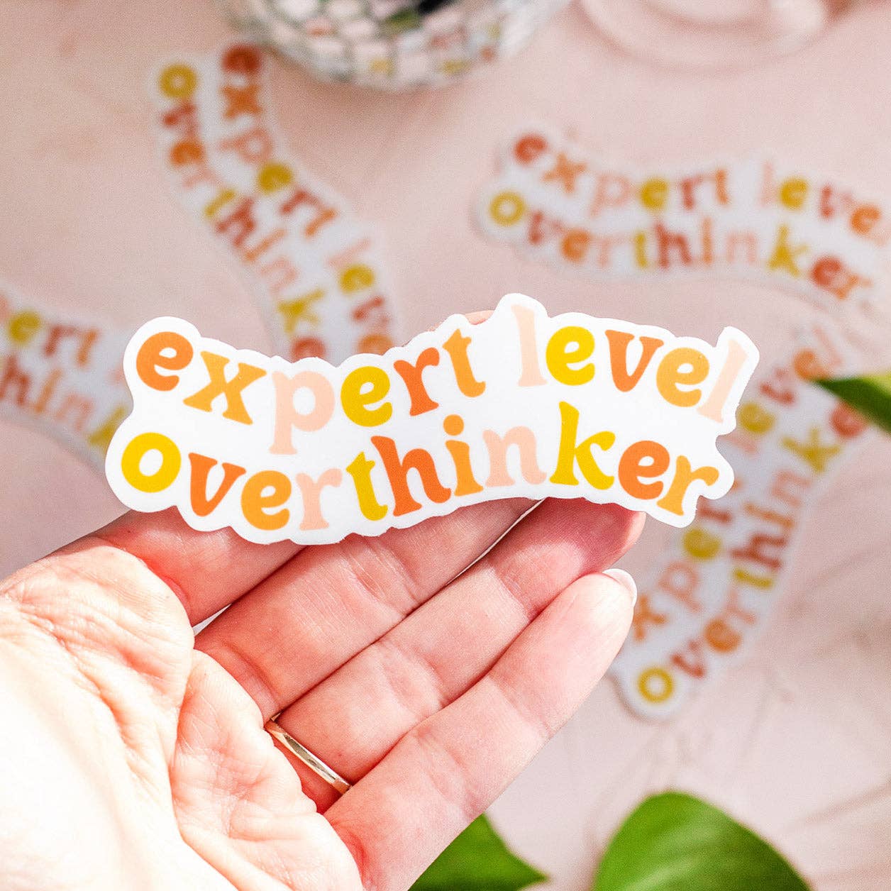 The Print Pantry - Wholesale Sticker - Expert Level Overthinker Sticker