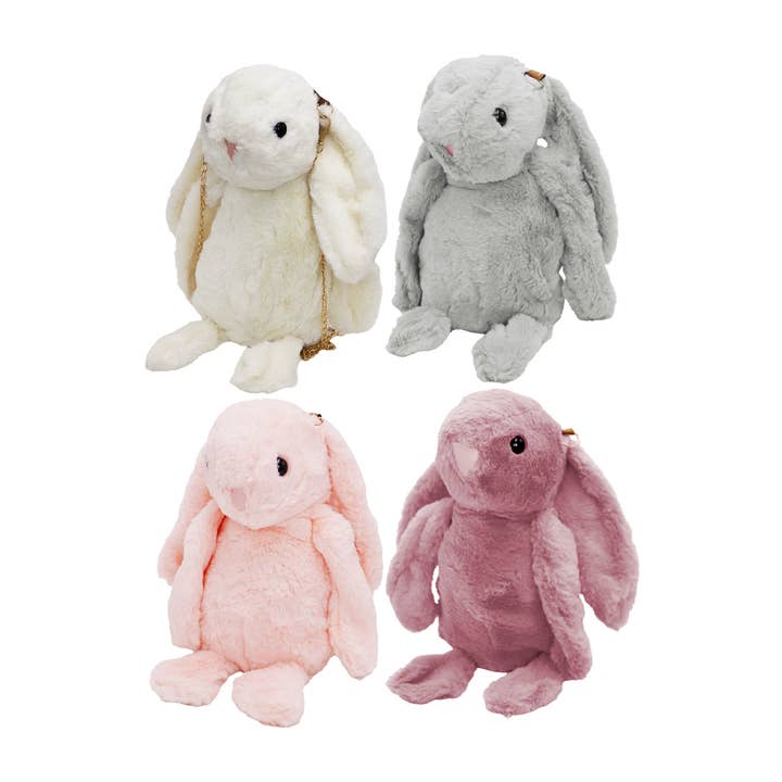 Cap Zone - Wholesale Crossbodytas - Dames - Bunny Rabbit Fuzzy schoudertas van imitatiebont0