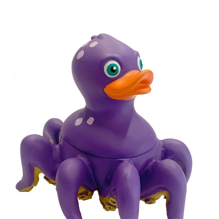 Rubber Duck Octopus 4" for wholesale by Wild Republic