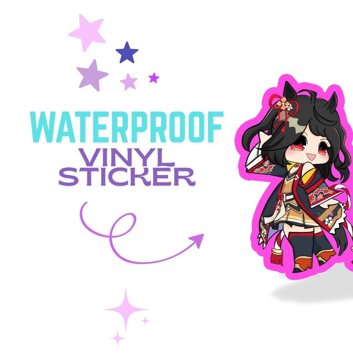 Naytendo - Wholesale Sticker - Kitasan Black Vinyl Sticker1