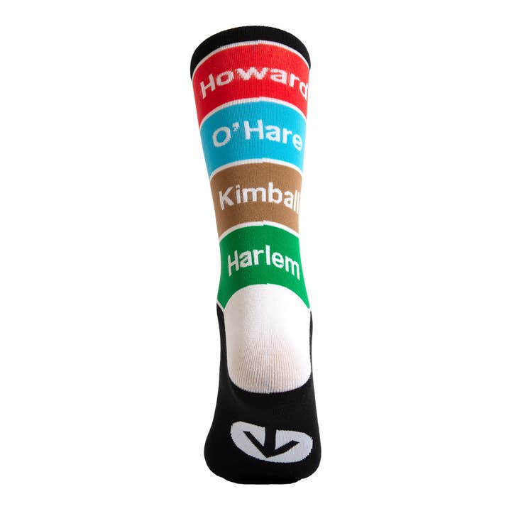 Transit Tees - Wholesale Socks - Unisex - Train Line Dress Socks