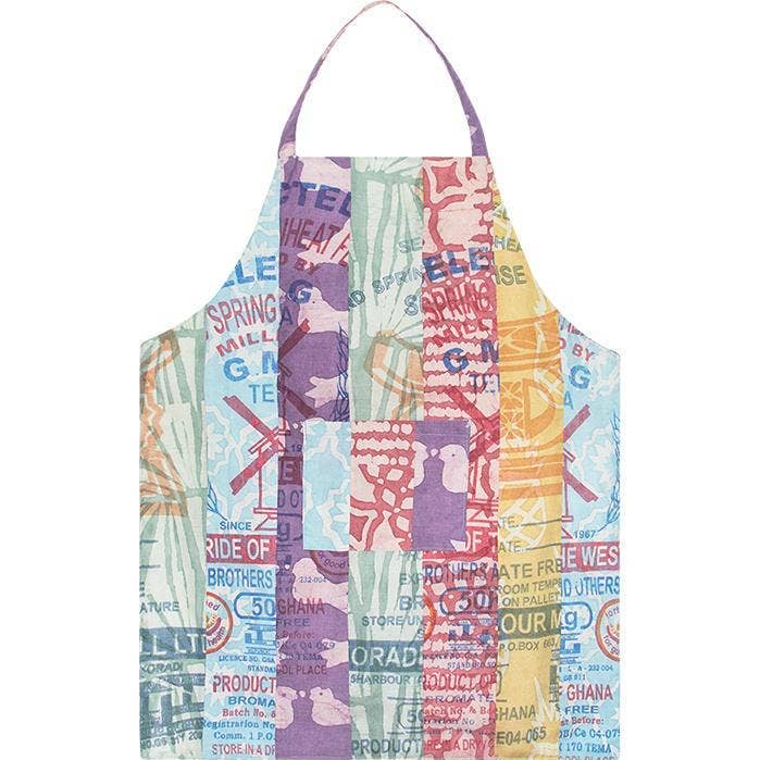 Global Mamas - Wholesale Apron - Eco Apron Reversible: Flour Sack - Assorted0