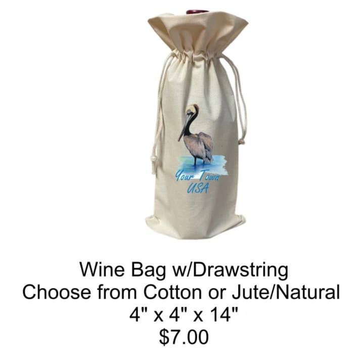 Sac à vin personnalisé pour la vente par Paradise Tees LLC