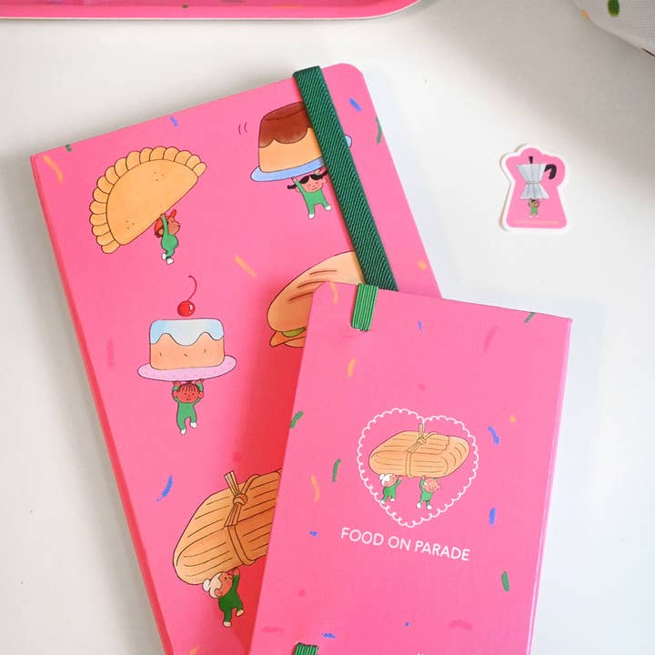 Natali Koromoto - Wholesale Notebook - "Food on Parade" Hardcover Notebook6