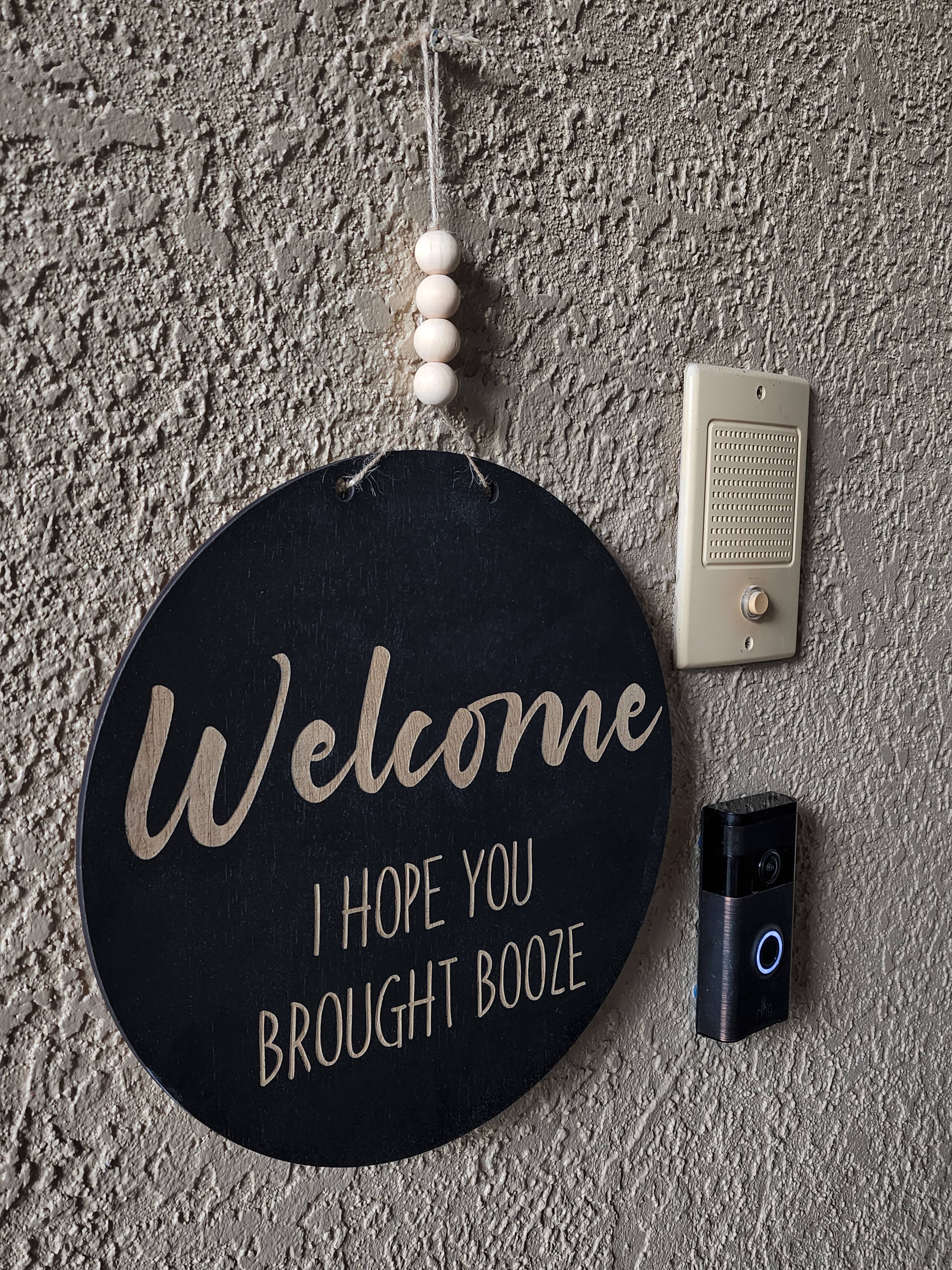 Crafty Wood Studios – Sinal por atacado – Sinal de porta de boas-vindas, Sinal de boas-vindas de madeira, Sinal de porta6