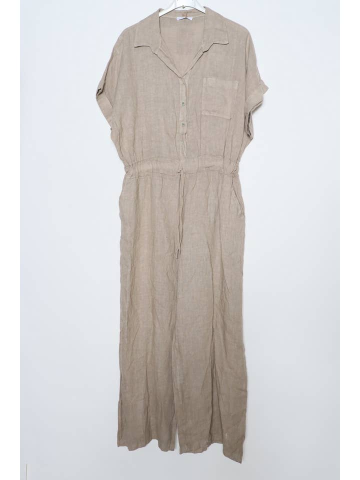 LÉA & LUC - Vendita all'ingrosso Tuta intera - Donna - Combinazione in 100% lino RIF.219025