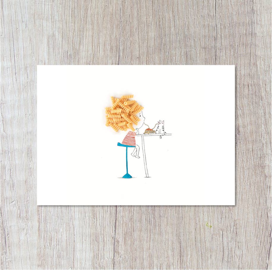 Momokin - Wholesale Postcard - spaghetti