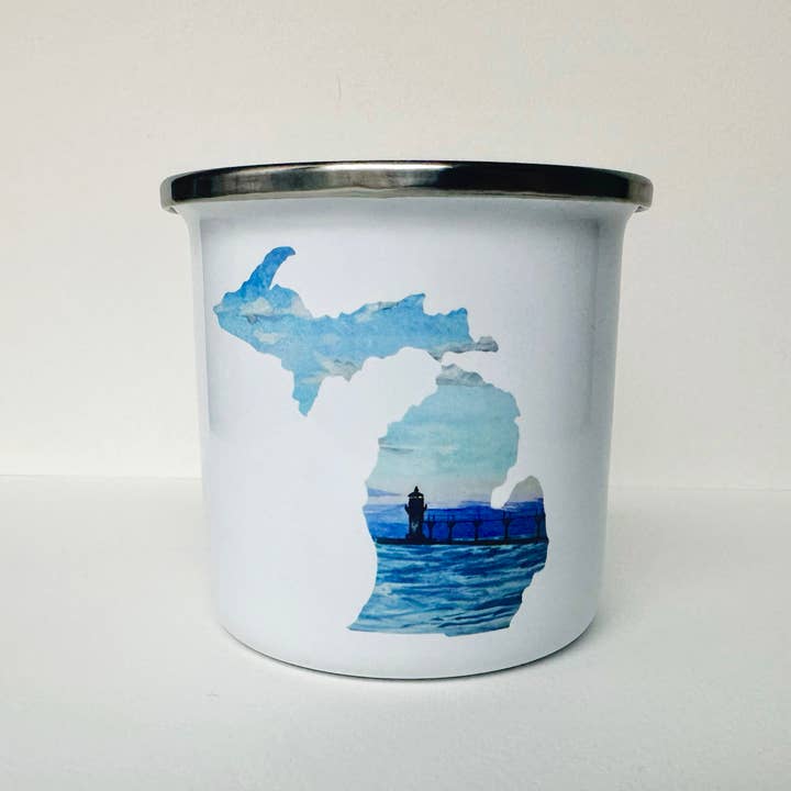 Brush & Bark - Wholesale Coffee Mug - Lake Michigan Camping Mug1