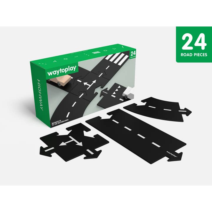 Waytoplay Toys - Wholesale Toy Set - Kids - Large Flexible Toy Road Set - Highway