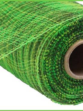 10"X10YD MULTI STRIPE MESH - MOSS/LIME/APPLE - RE1382NM for wholesale by General Wholesale Inc