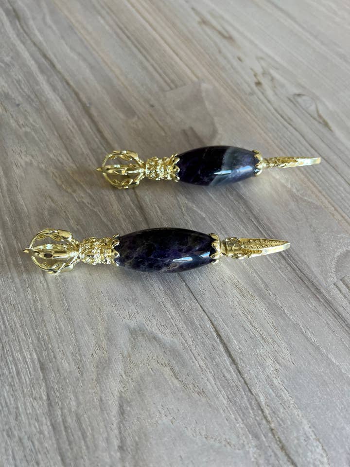 Varinha de ametista por atacado de Luna Rae