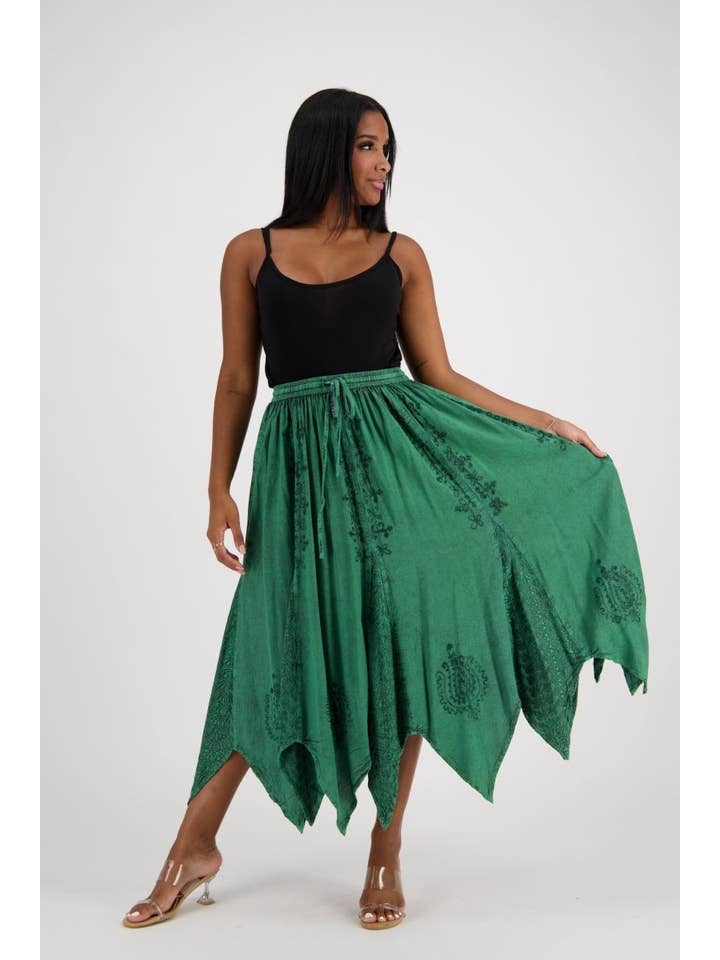 Advance Apparels - Wholesale Skirt - Women's - Acid Wash Skirt One Size 6 Colors 13230