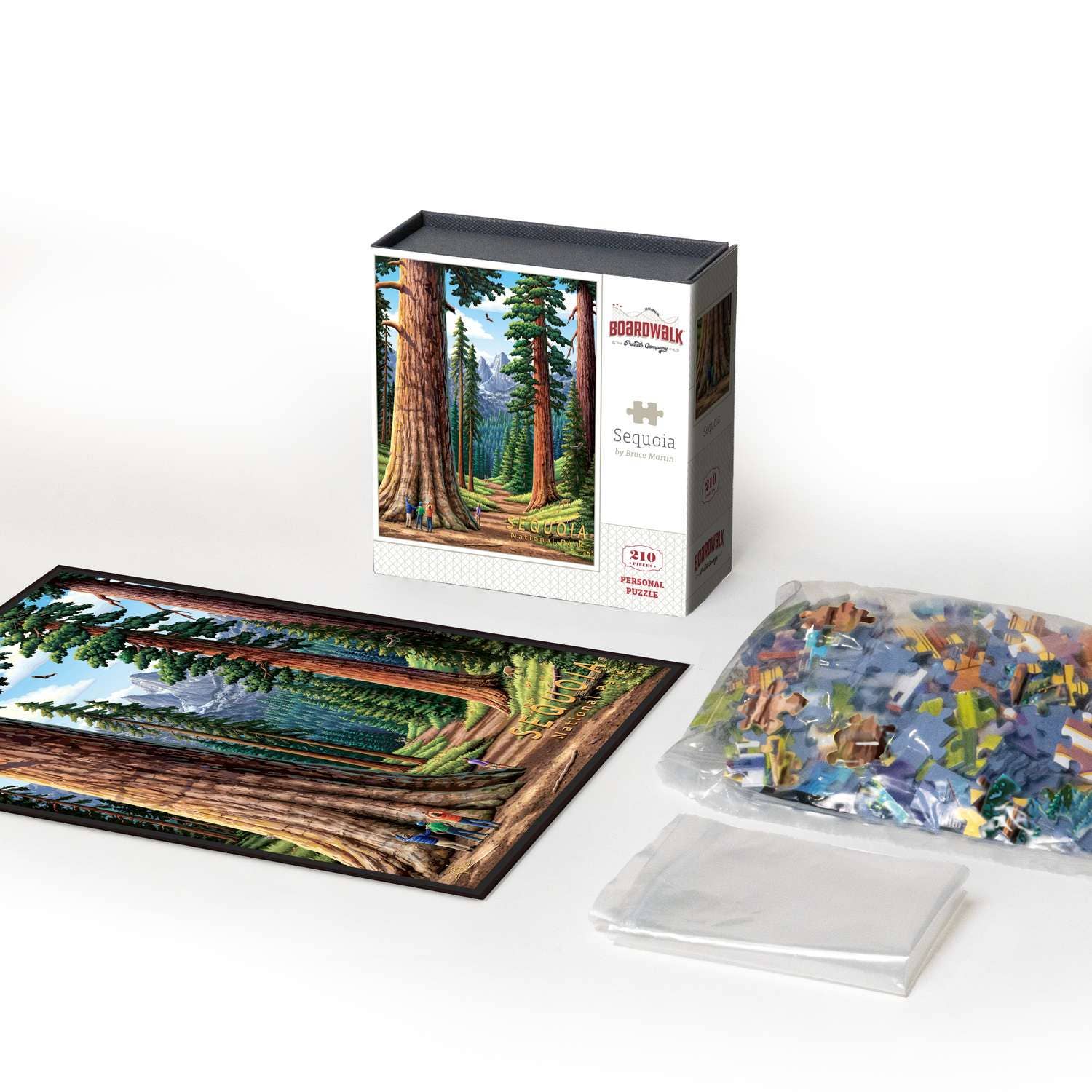 Boardwalk Puzzle Company - Wholesale Puzzle - Adult - Sequoia National Park - Personal Puzzle - 210 Piece2
