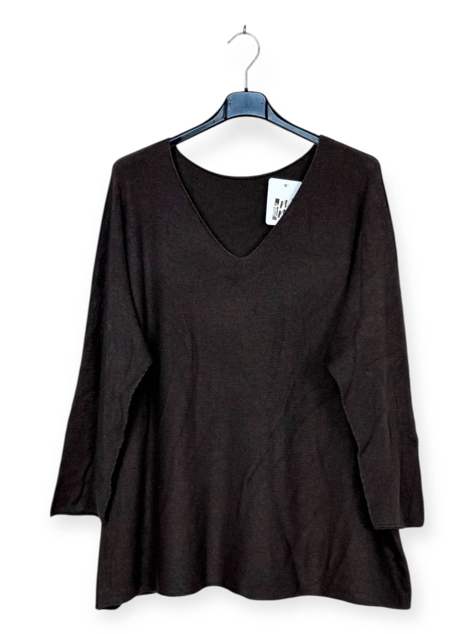 Lucky Nana - Wholesale Knit Sweater - Women's - AH L2218 - Plus Size V-Neck Sweater13