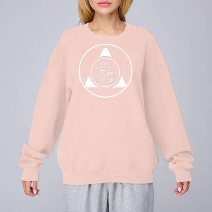 All-Over Women's LML Clothing Shoulder Oversized Sweatshirt for wholesale by LML Clothing by Halfwait