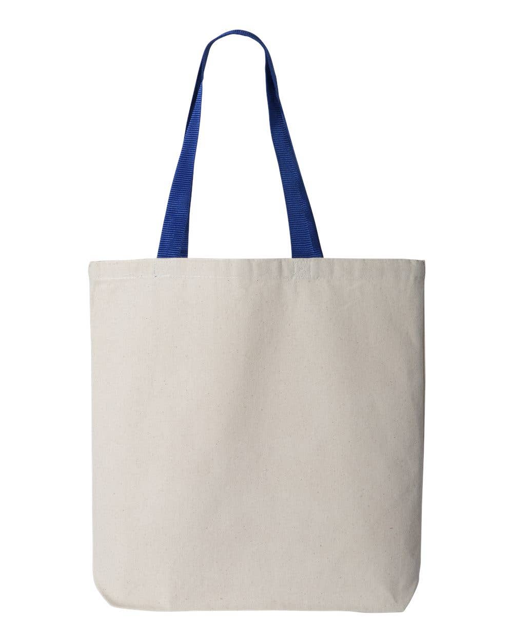 Eleven Fashion – Engroshandel Tote bag - Dame – 11L lærred Tote med kontrast-farve håndtag6