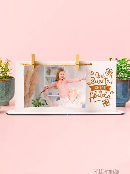 Grandma photo frame how lucky to have you for wholesale by Marronynegro