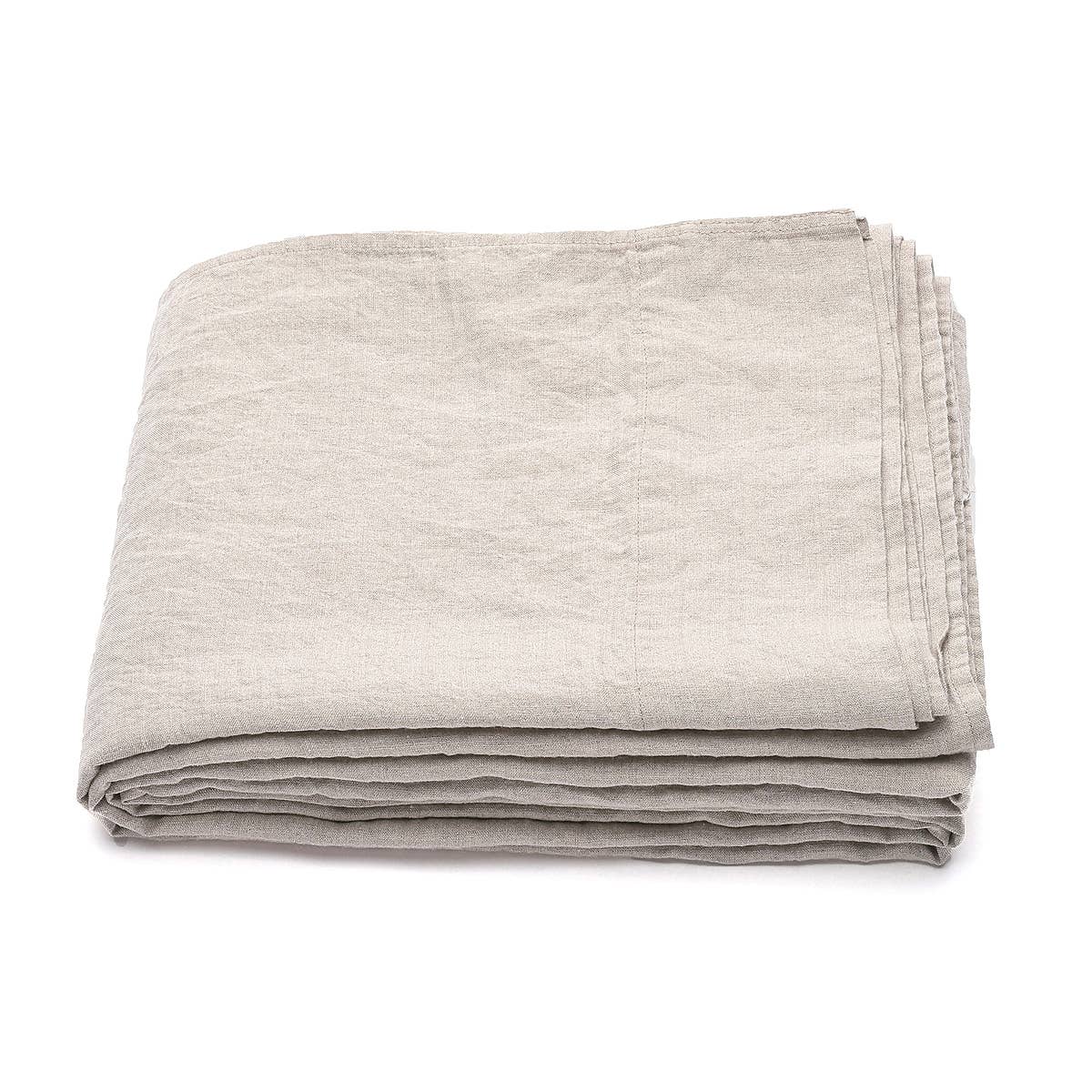 LinenMe - Wholesale Flat Sheet - Linen Flat Sheet Natural Stone Washed0