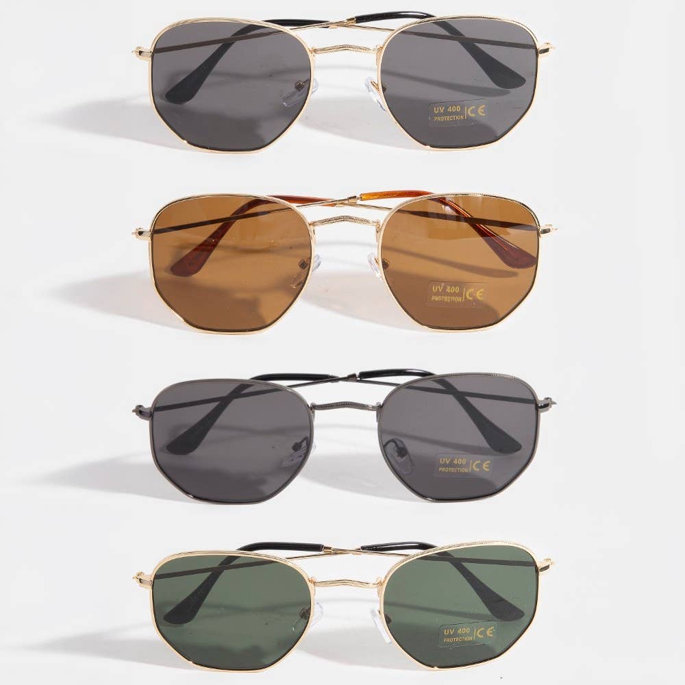 ASSORTITI Set di occhiali da sole con montatura in metallo e lenti rotonde in vendita all'ingrosso su Faire1