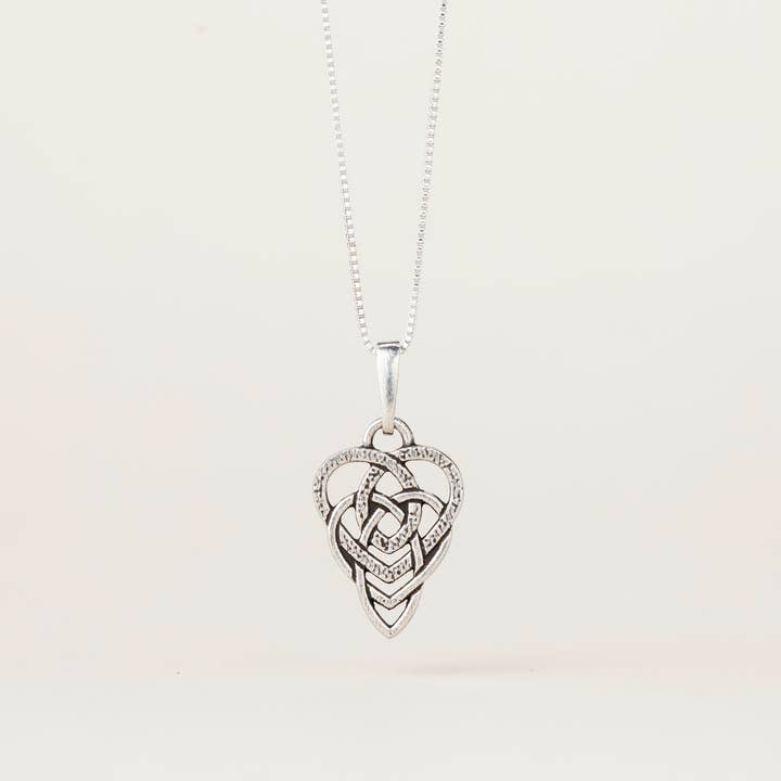 Motherhood Knot 18" Necklace for wholesale by Danforth Pewter