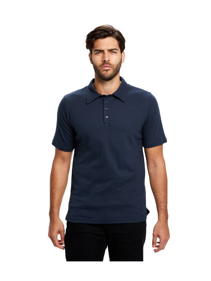 US Blanks - Wholesale Polo - Men's - Men's Luxury Supima Jersey Polo Shirt4