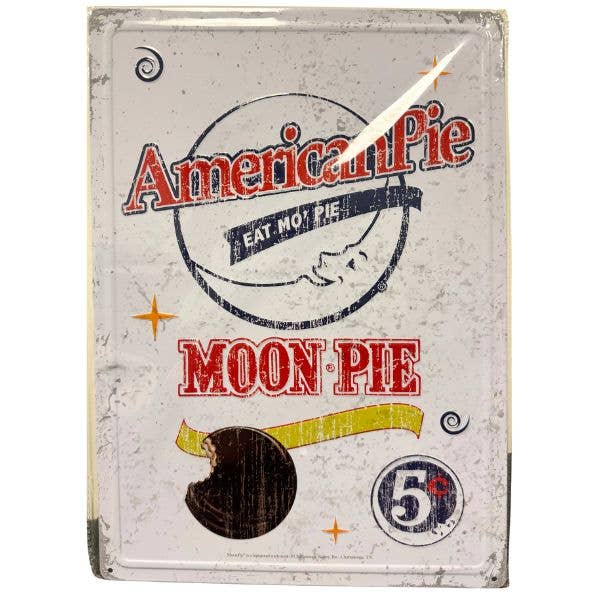 St. Louis Wholesale LLC - Wholesale Sign - Moon Pie Eat Mo Pie - #41610 - 17"x12" Metal Tin Signs - The