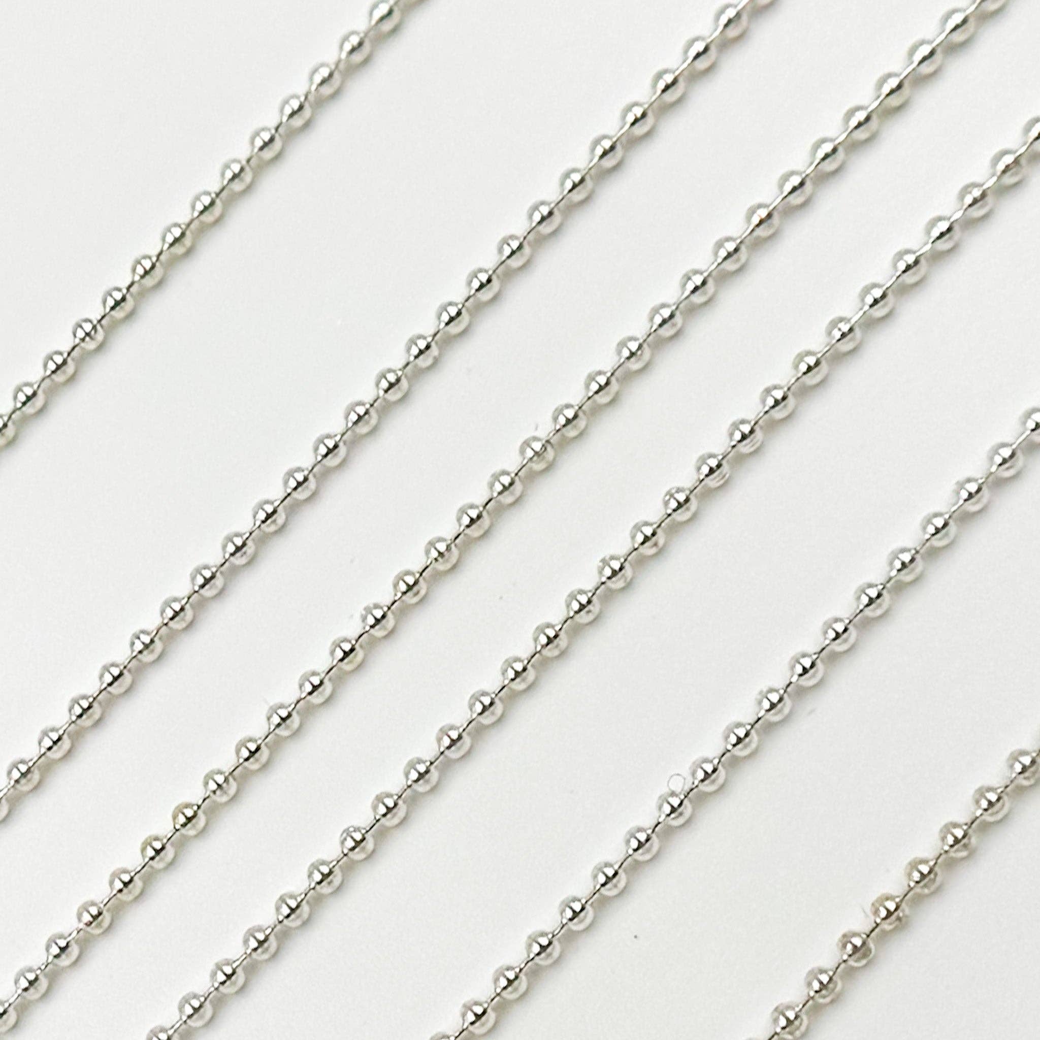 Tresor Jewelry Inc. - Wholesale Link & Chain Necklace - V112SS. Sterling Silver Ball Chain4